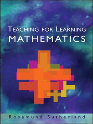 cover image of Teaching For Learning Mathematics